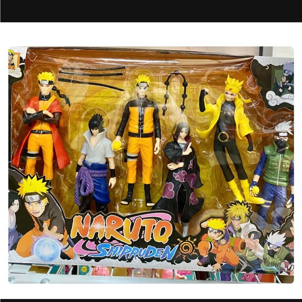 Naruto Shippuden 6pc figures set
